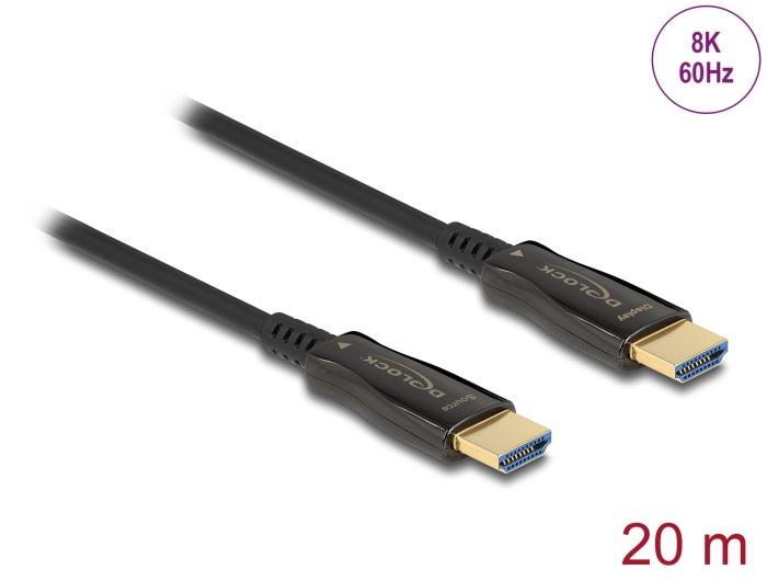 Оптичен кабел Delock, HDMI 8K, 60 Hz, 20 m-2