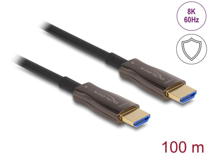 Оптичен кабел Delock, HDMI 8K, 60Hz, 48Gbps, 100 m-2