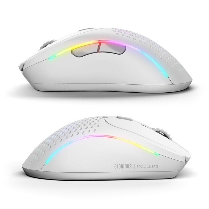 Геймърска мишка Glorious Model D 2 Wireless - Matte White-3