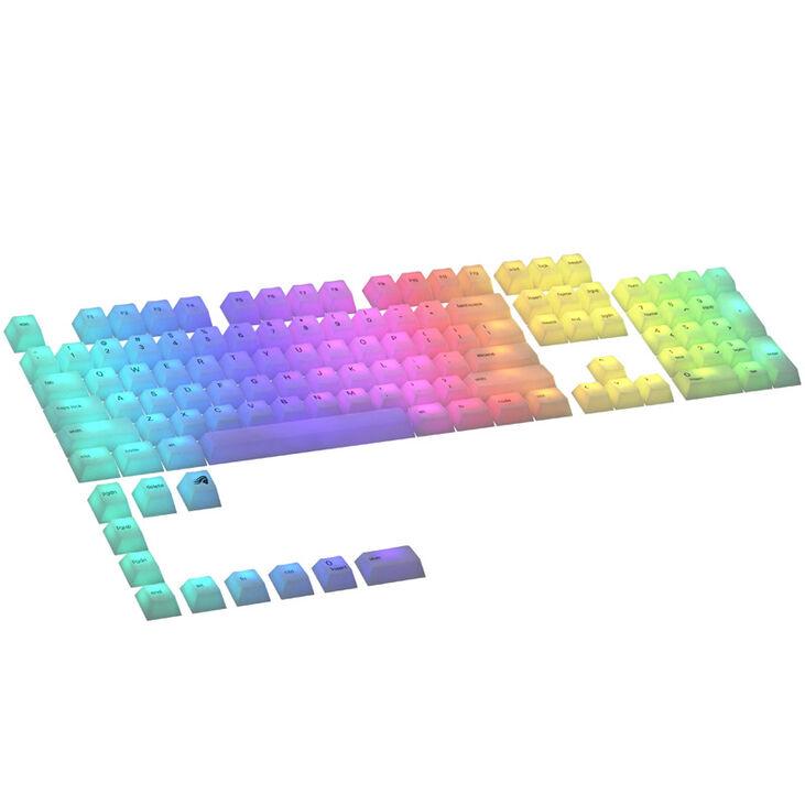 Капачки за механична клавиатура Glorious Polychroma RGB PBT 115-Keycaps, ANSI, US-Layout-2