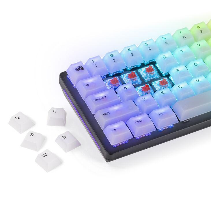 Капачки за механична клавиатура Glorious Polychroma RGB PBT 115-Keycaps, ANSI, US-Layout-4