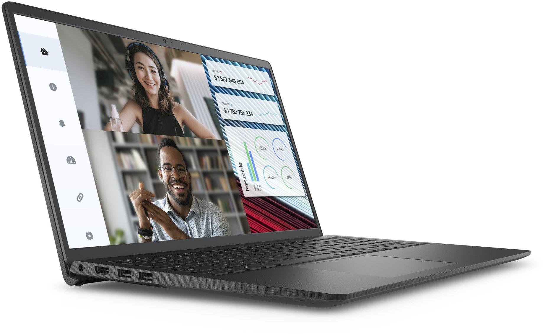 Лаптоп Dell Vostro 3520, Intel i3-1215U, 15.6&quot; FHD 120Hz, 8GB DDR4, 512GB PCIe NVMe SSD, KBD-2