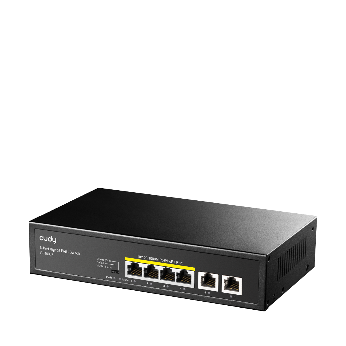 Суич Cudy GS1006P, 6 x портов 10/100/1000Mbps PoE, 65W-2