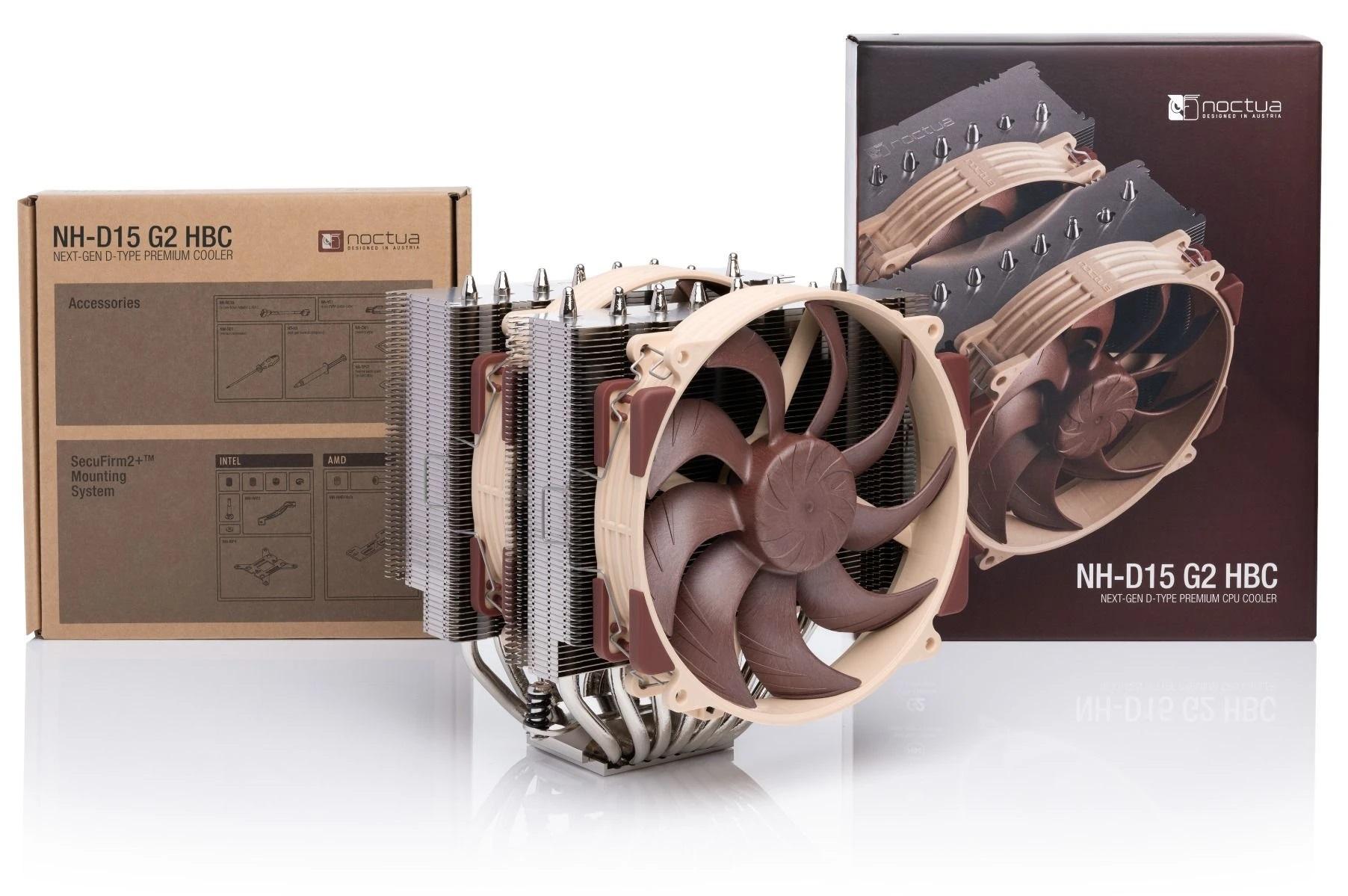 Охладител за процесор Noctua NH-D15 G2 HBC, За сокет LGA1851/1700/2011/AM5/AM4-4