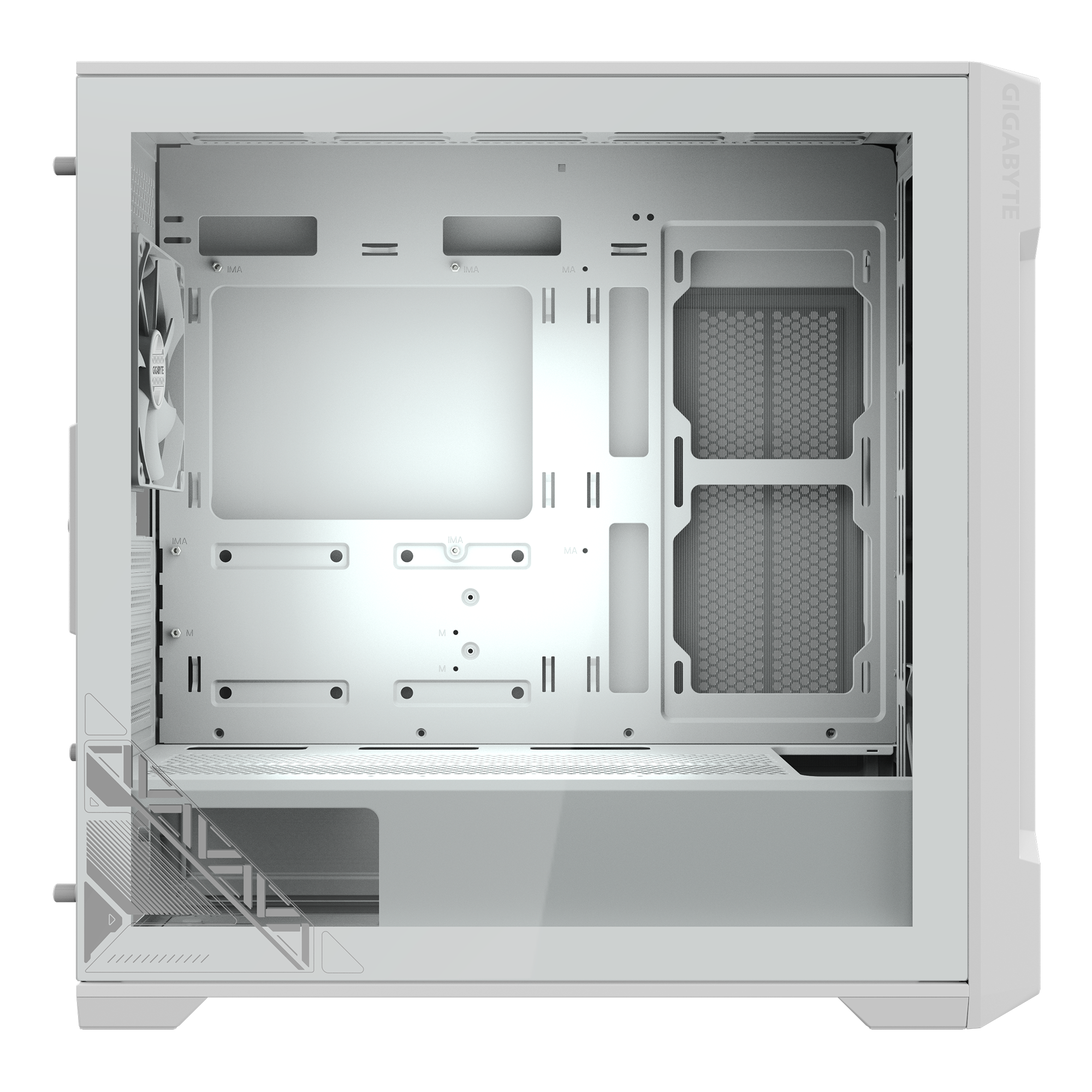 Кутия Gigabyte C102 Glass ICE, Mid-Tower-4