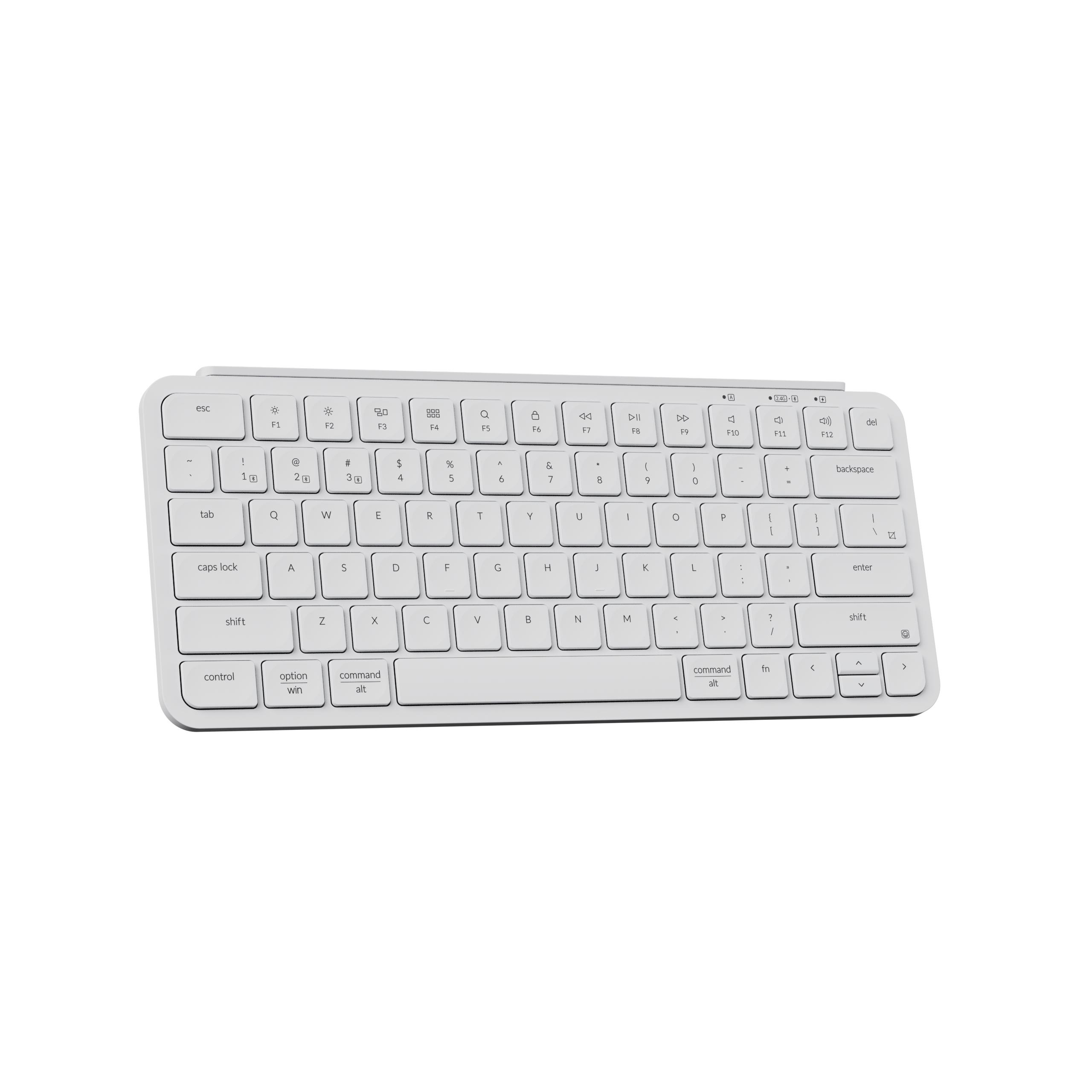 Безжична клавиатура Keychron B1 Pro Ultra-Slim Ivory White-2