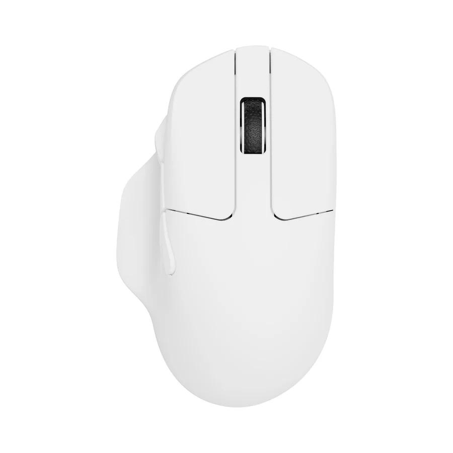 Безжична мишка Keychron M7 1000Hz, Matte White