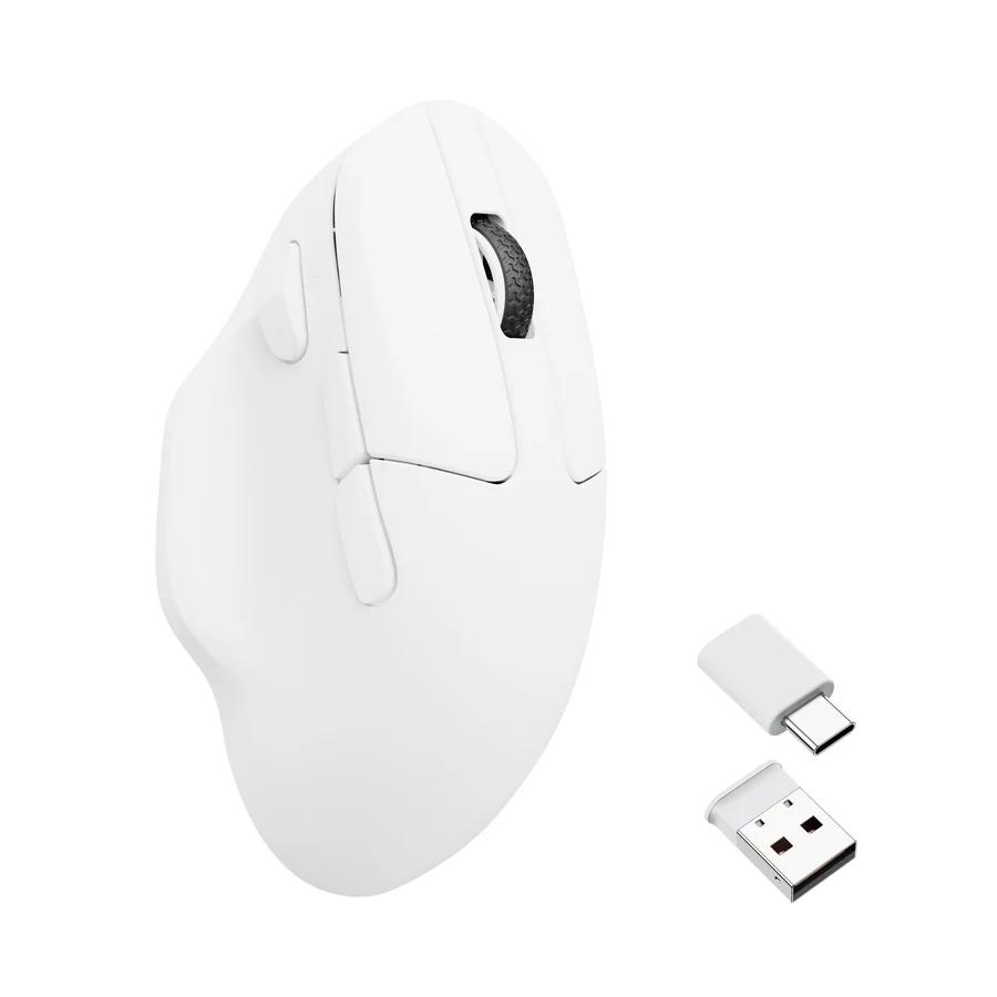 Безжична мишка Keychron M7 1000Hz, Matte White-2