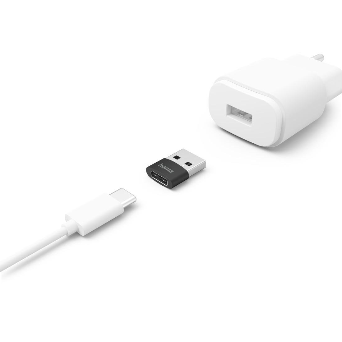 HAMA Преходник от USB-C - USB-A, 480 Mbit/s, 3 бр, 201532-2