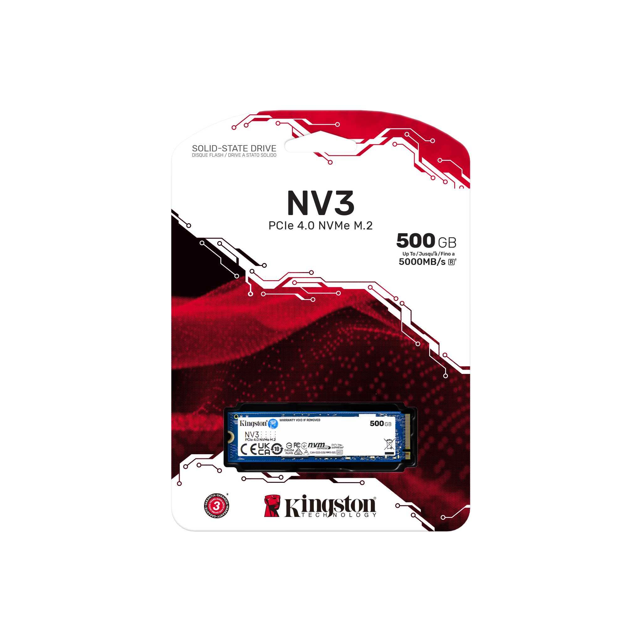 SSD KINGSTON NV3 M.2-2280 PCIe 4.0 NVMe 500GB-3