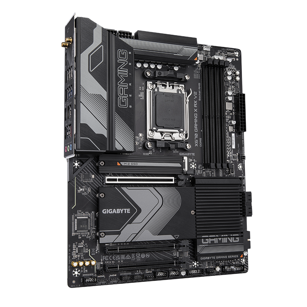 Дънна платка GIGABYTE X670 GAMING X AX V2, Socket AM5-2