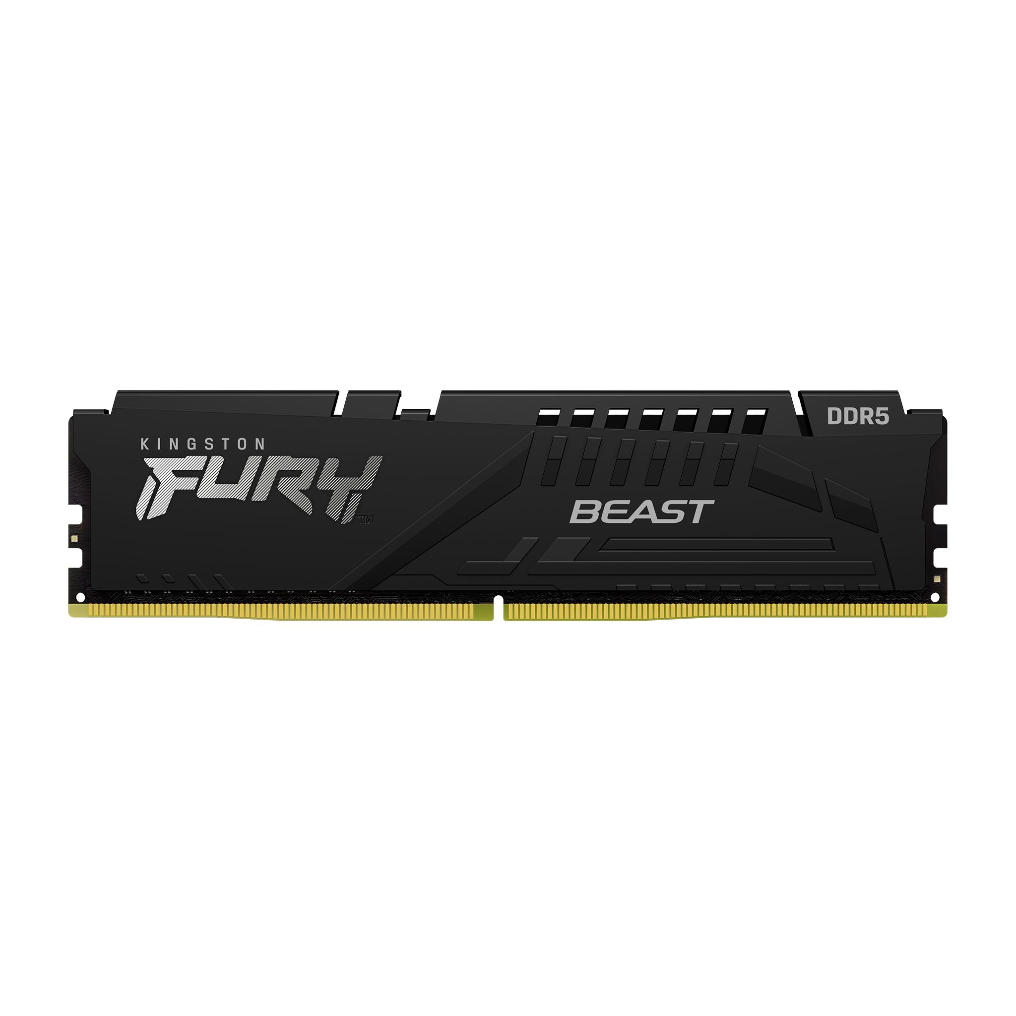 Памет Kingston FURY Beast Black 16GB DDR5 6000MHz CL36 KF560C36BBE2-16