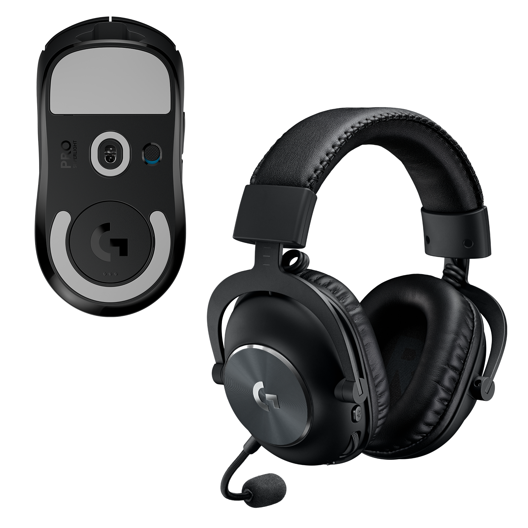 Бъндъл Геймърска мишка Logitech G Pro X Superlight и Слушалки Logitech G Pro-2