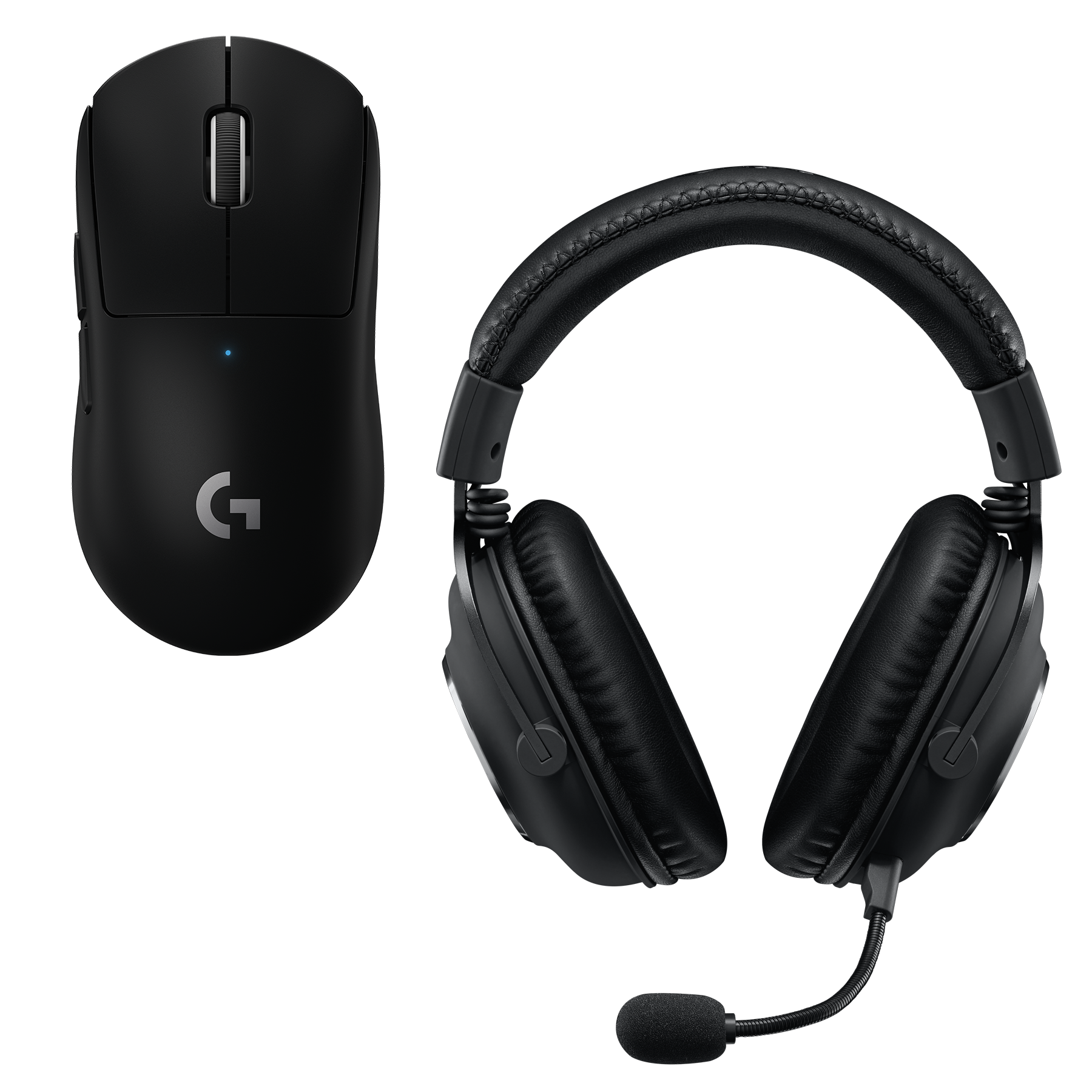 Бъндъл Геймърска мишка Logitech G Pro X Superlight и Слушалки Logitech G Pro-4