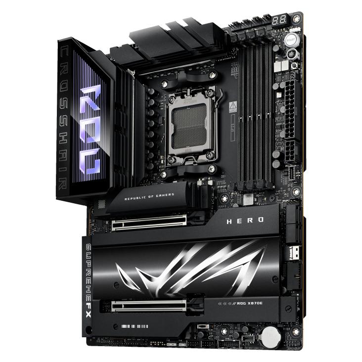 Дънна платка ASUS ROG STRIX X870E-E HERO WIFI AM5 DDR5-3