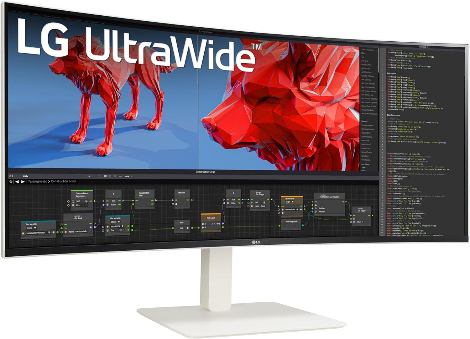 Монитор LG UltraWide 38WR85QC-W 38&quot; IPS WQHD+(3840x1600), 144Hz, 1 ms, FreeSync Premium Pro, G-Sync Compatible-2