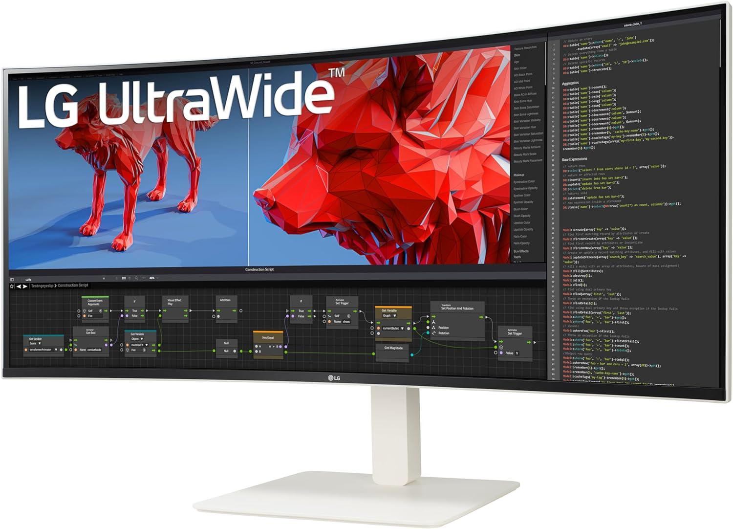 Монитор LG UltraWide 38WR85QC-W 38&quot; IPS WQHD+(3840x1600), 144Hz, 1 ms, FreeSync Premium Pro, G-Sync Compatible-3