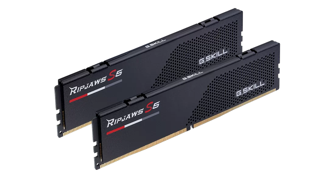 Памет G.SKILL Ripjaws S5 Black 32GB(2x16GB) DDR5 6400MHz CL32 F5-6400J3239G16GX2-RS5K-2