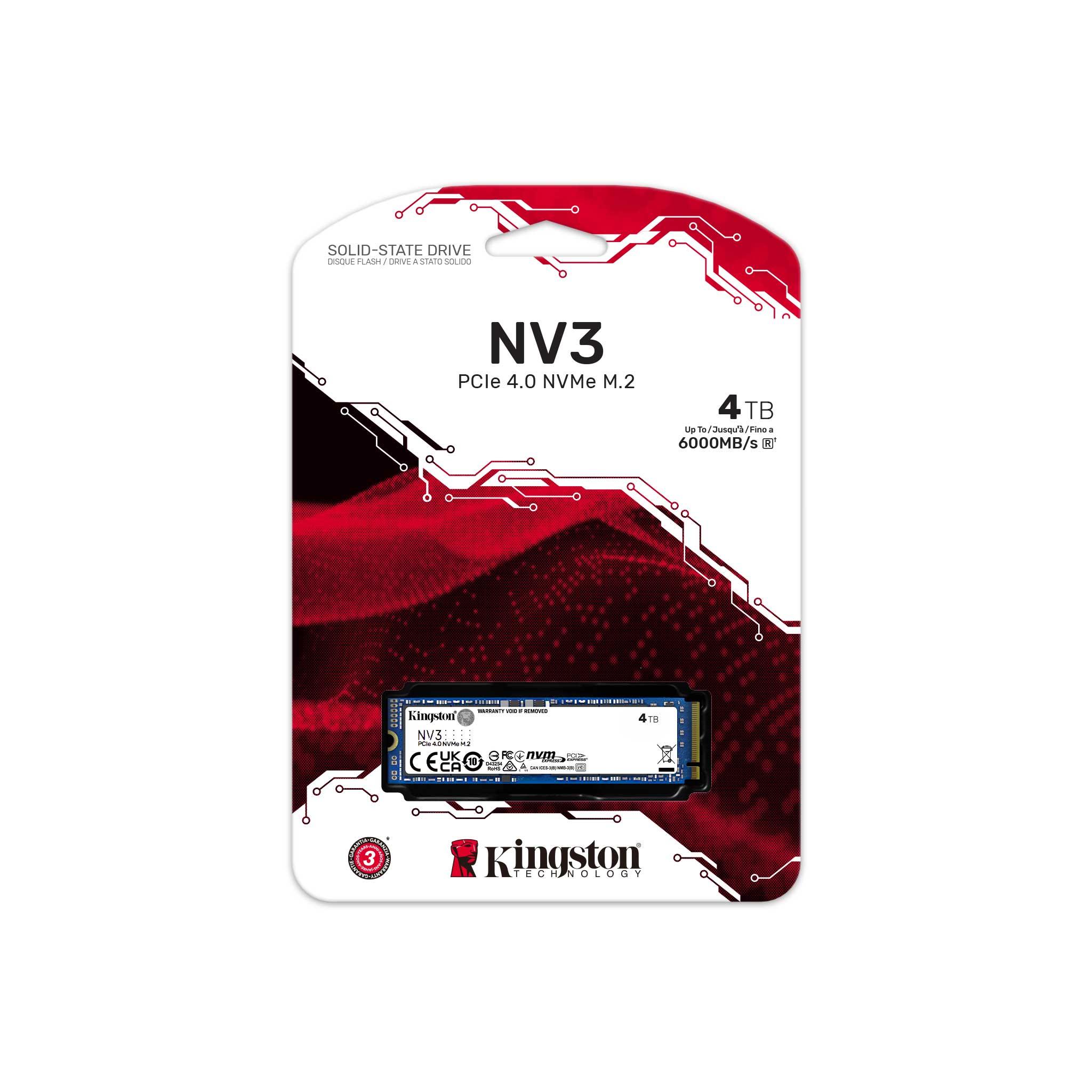 SSD KINGSTON NV3 M.2-2280 PCIe 4.0 NVMe 4000GB-3