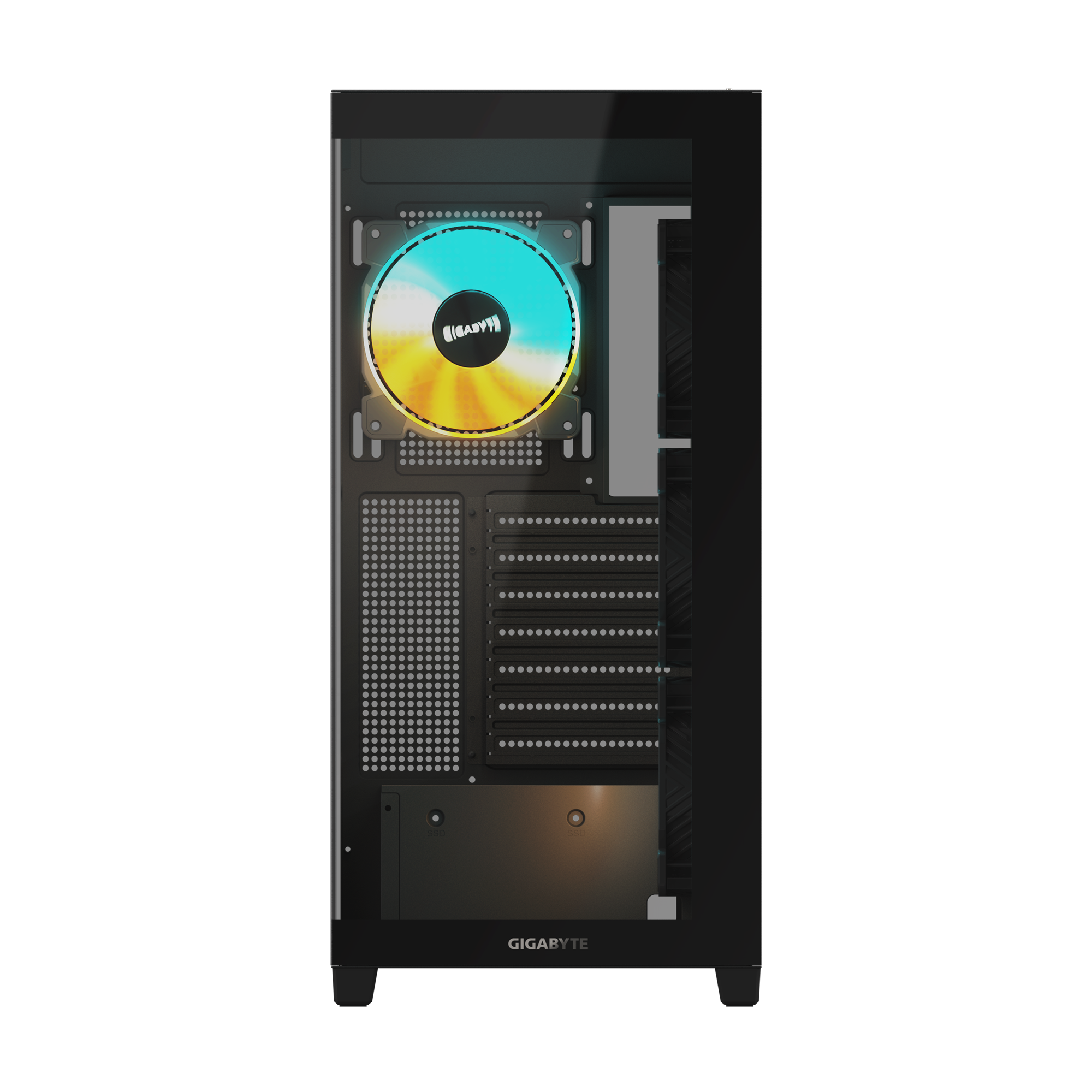 Кутия Gigabyte C500 PANORAMIC Stealth Black - Mid-Tower-3