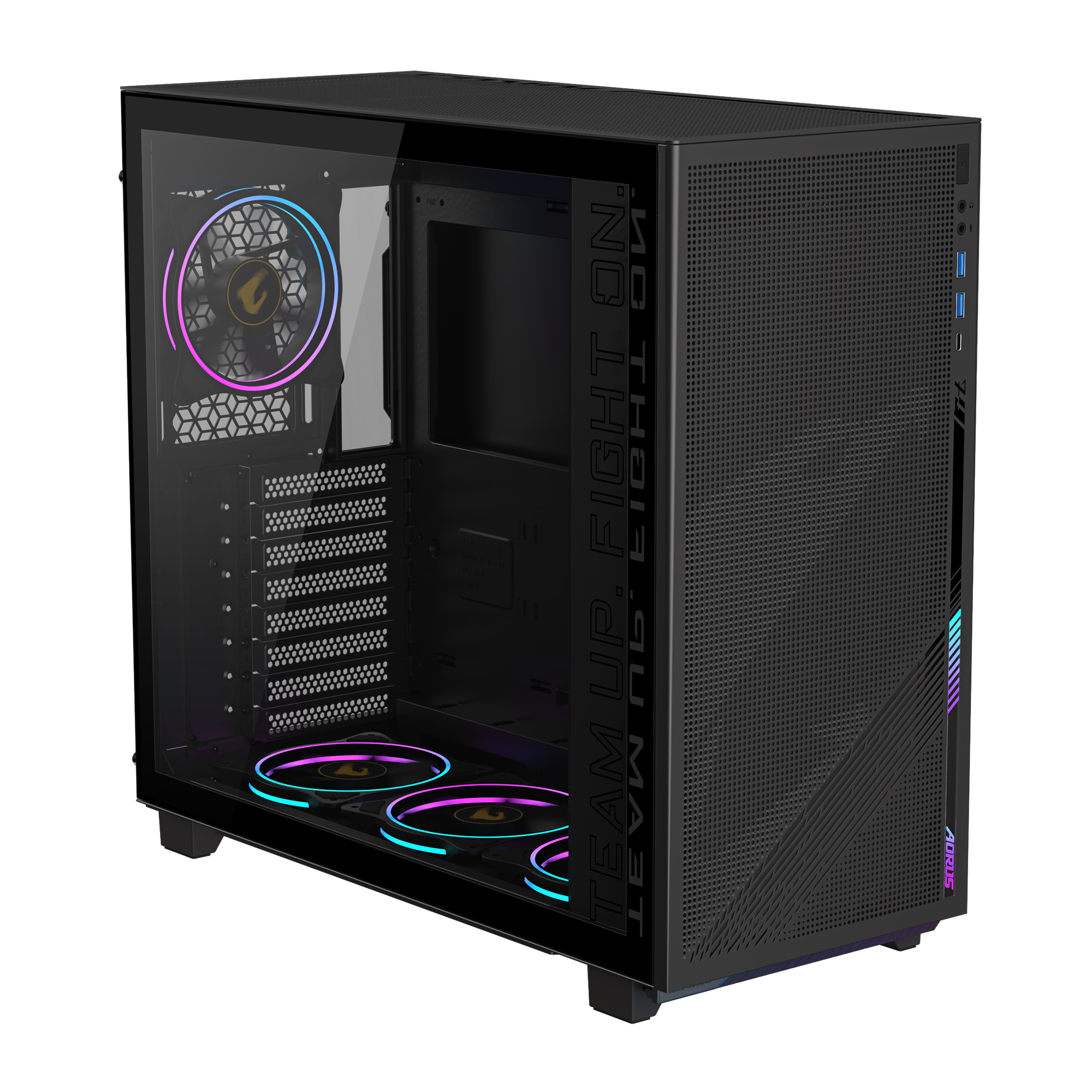 Кутия Gigabyte AORUS C400 GLASS - Mid Tower-2