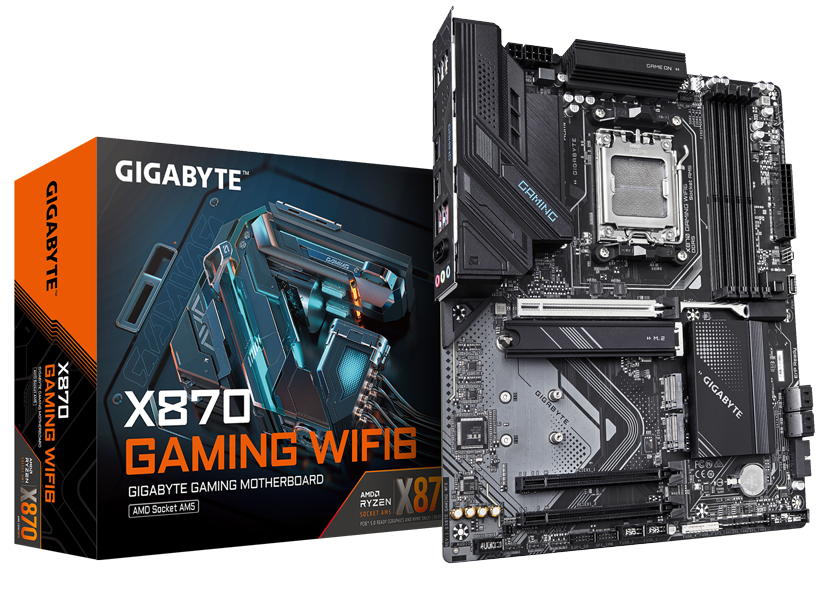 Дънна платка GIGABYTE X870 GAMING WIFI 6, Socket AM5-4