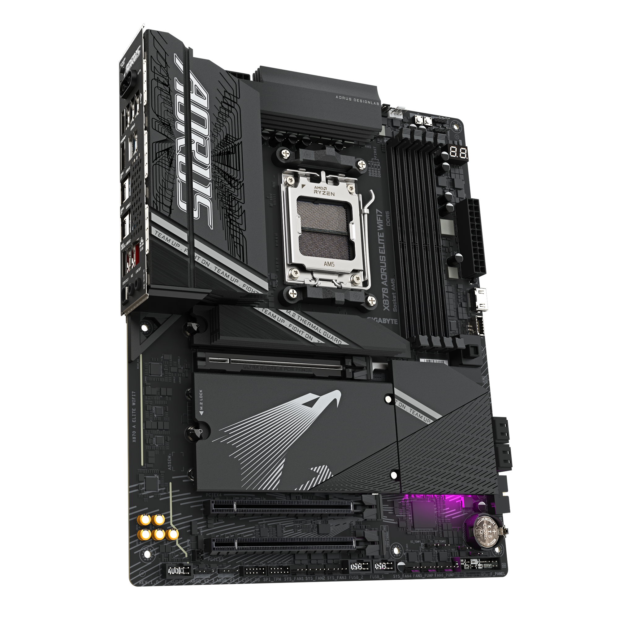 Дънна платка GIGABYTE X870 AORUS ELITE  WIFI 7, Socket AM5-3