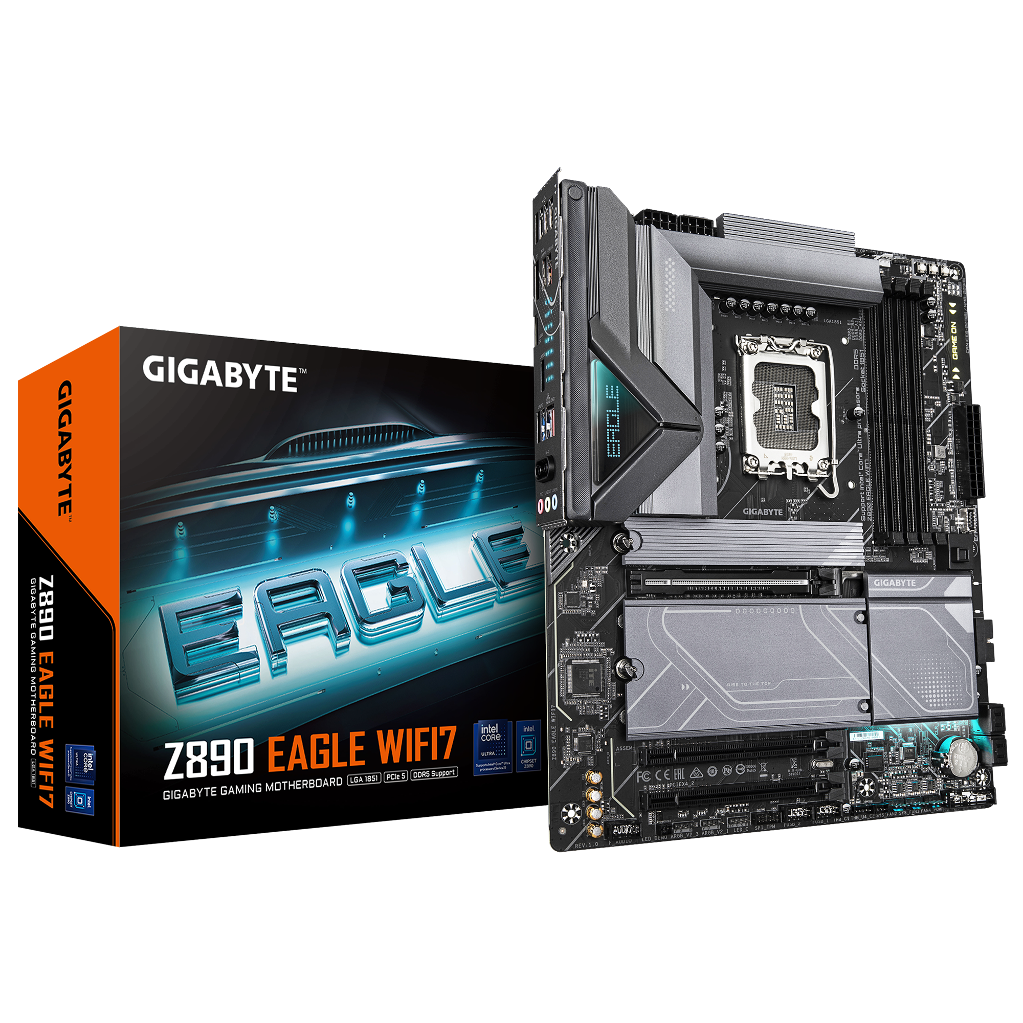 Дънна платка GIGABYTE Z890 EAGLE WIFI 7, LGA 1851-4