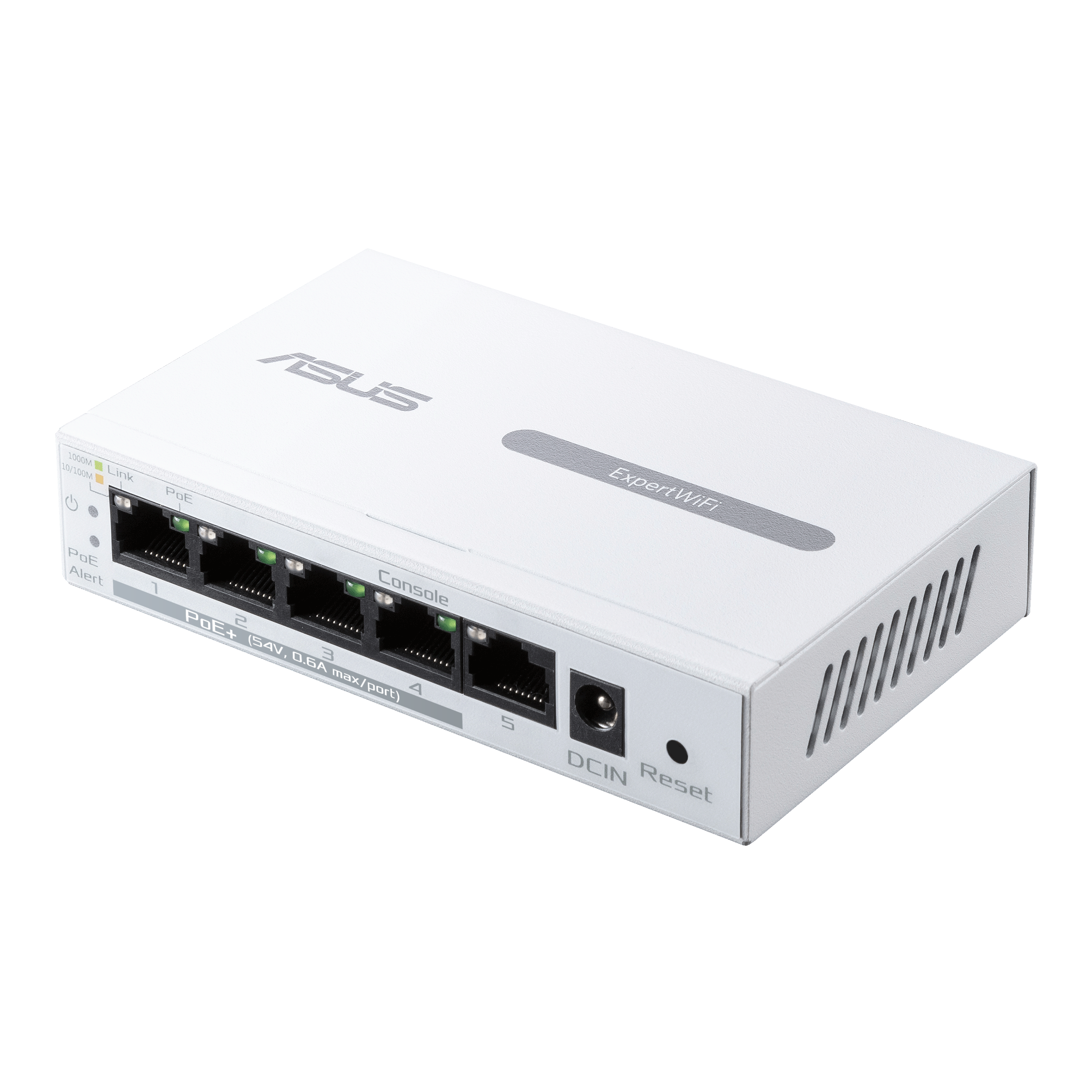 Суич ASUS ExpertWiFi EBP15 5-Port GbE, 4 PoE+ Ports 5 x 10/100/1000Mbps ports