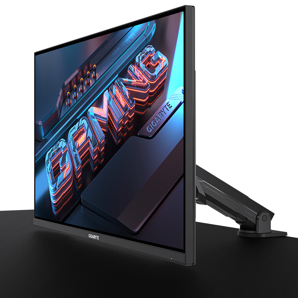 Геймърски монитор Gigabyte M32U Arm Edition, 32&quot;-inch SS IPS UHD(3840x2160), 144Hz , 1ms-2