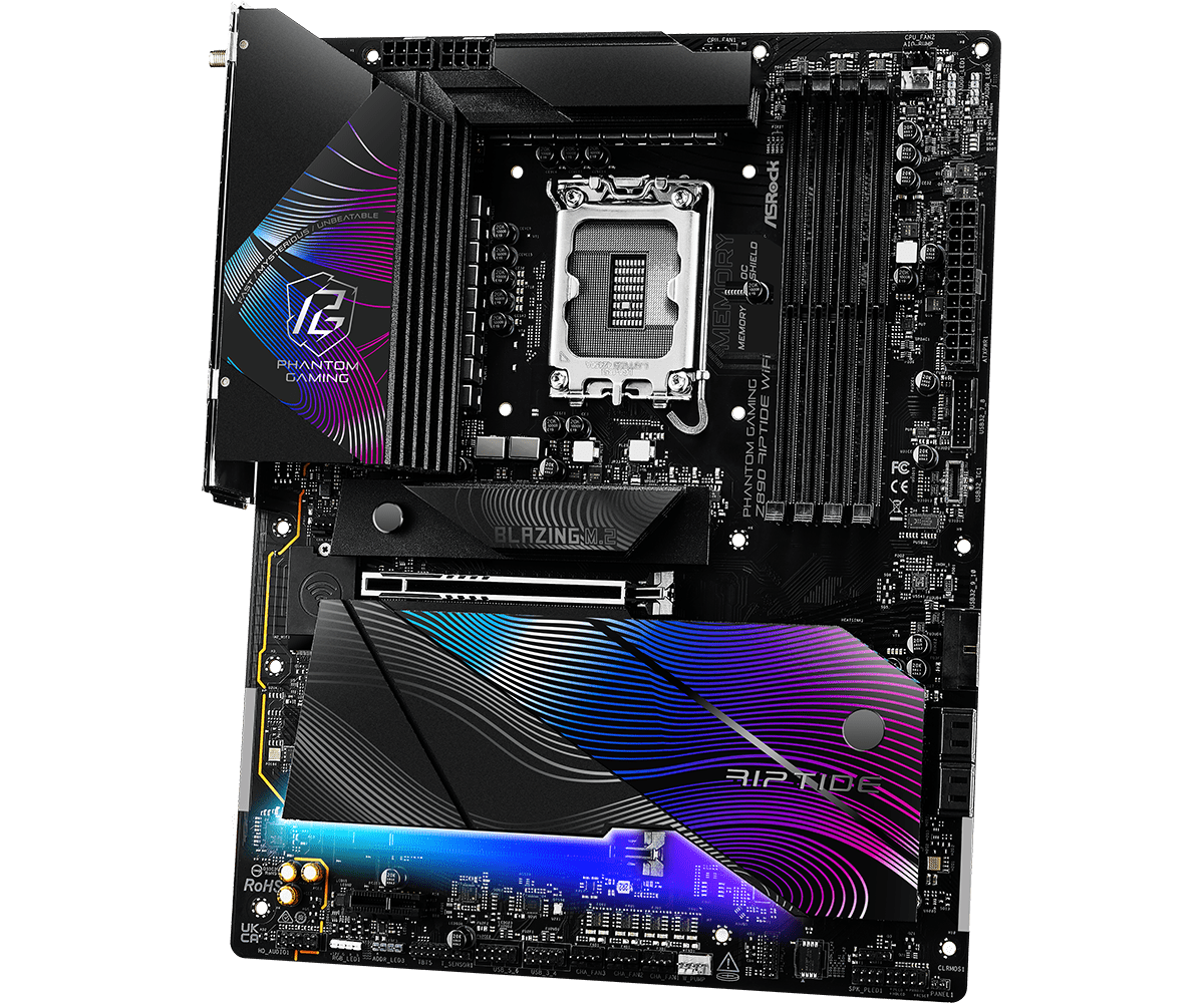 Дънна платка ASRock Z890 RIPTIDE WIFI, LGA 1851-2