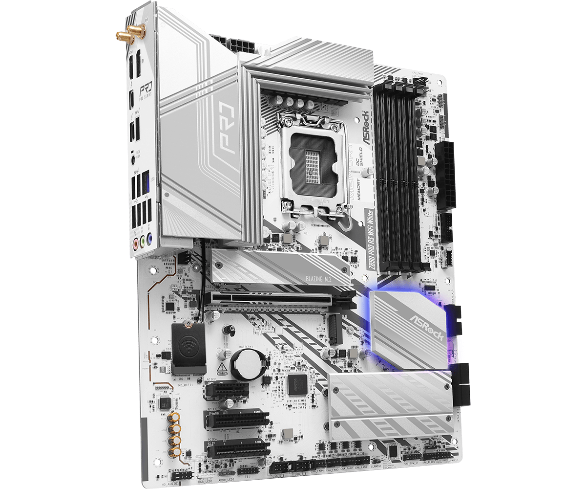 Дънна платка ASRock Z890 Pro RS WIFI White, LGA 1851-2