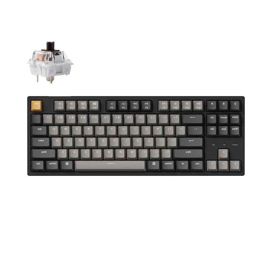 Механична клавиатура Keychron C1 Pro - K Pro Brown Switch, RGB Backlight