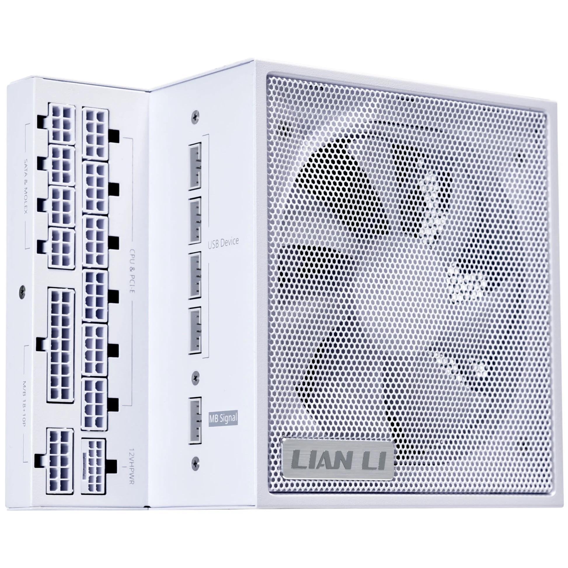 Захранващ блок Lian Li EDGE EG1300 White 1300W 80+ Platinum PCIe 5.1, ATX 3.1-2