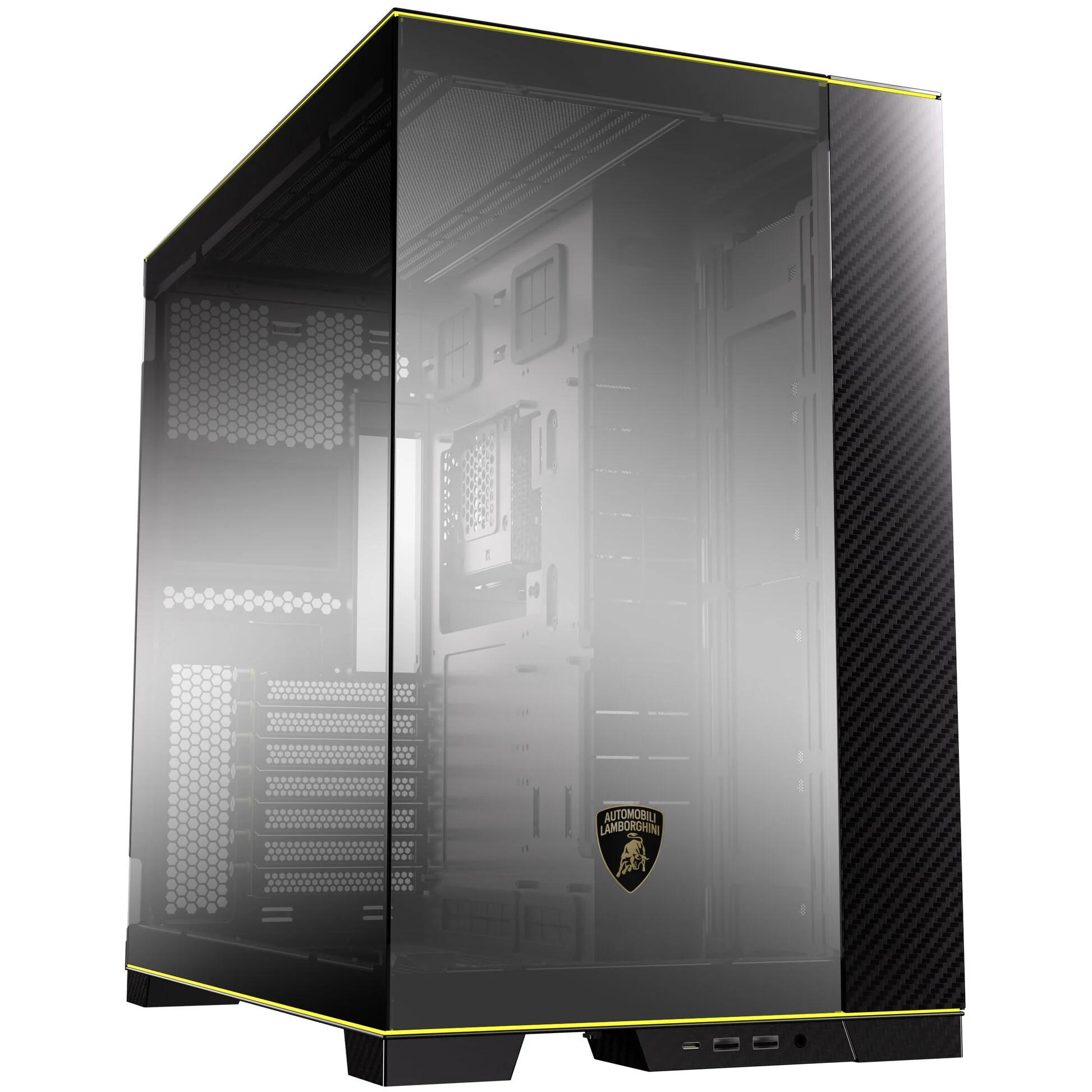 Кутия Lian Li PC-O11D EVO RGB Lamborghini Edition, Tempered Glass, Черна-2