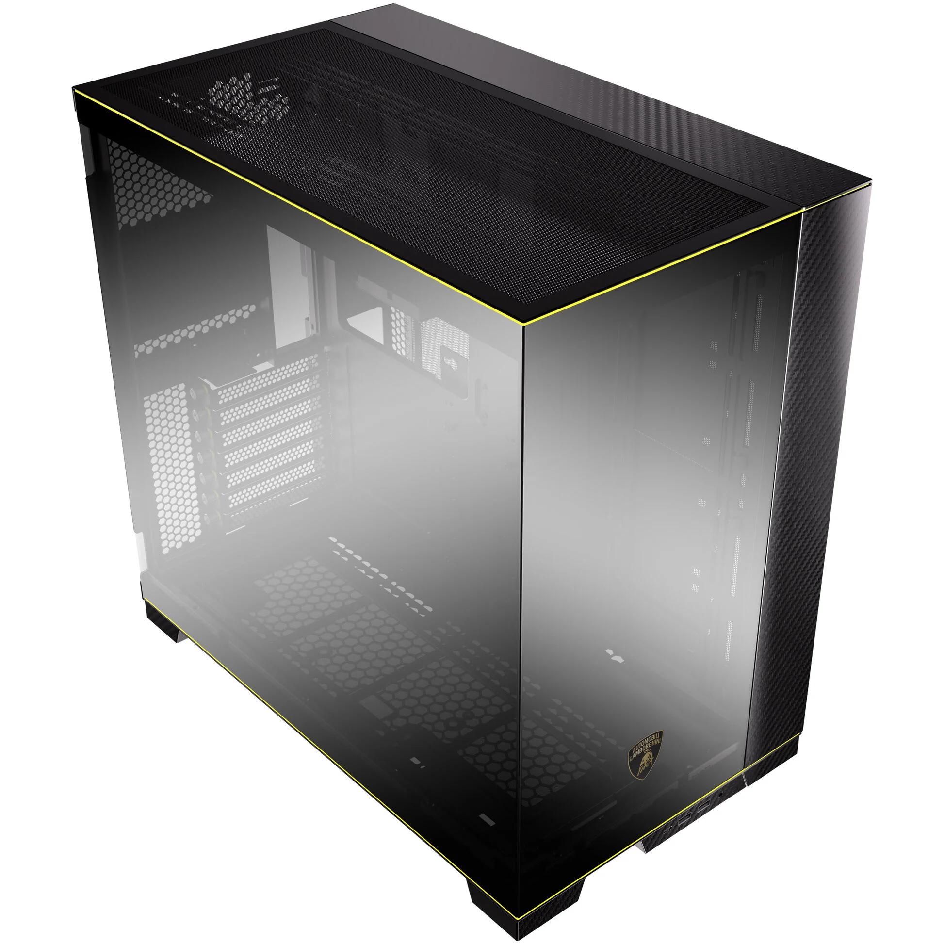 Кутия Lian Li PC-O11D EVO RGB Lamborghini Edition, Tempered Glass, Черна-4