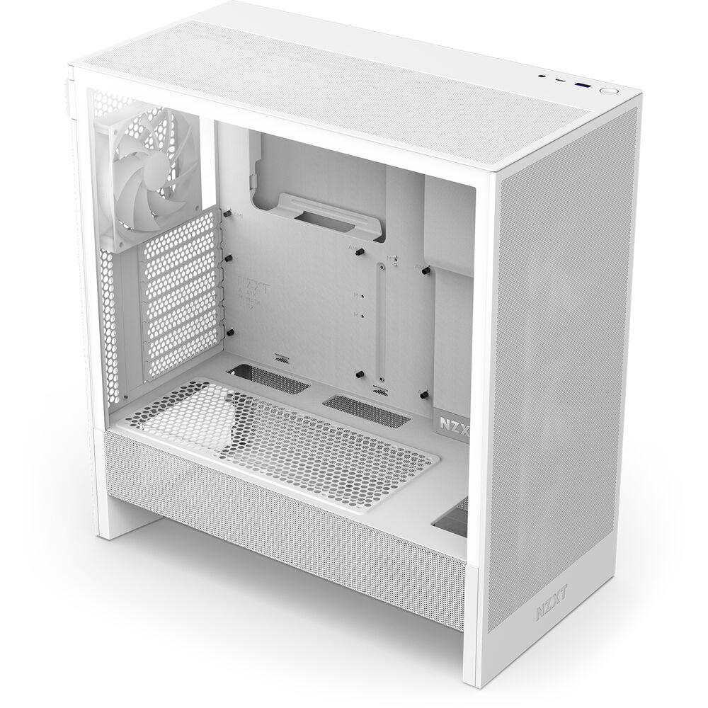 Кутия NZXT H5 Flow RGB 2024 White, Mid-Tower-4