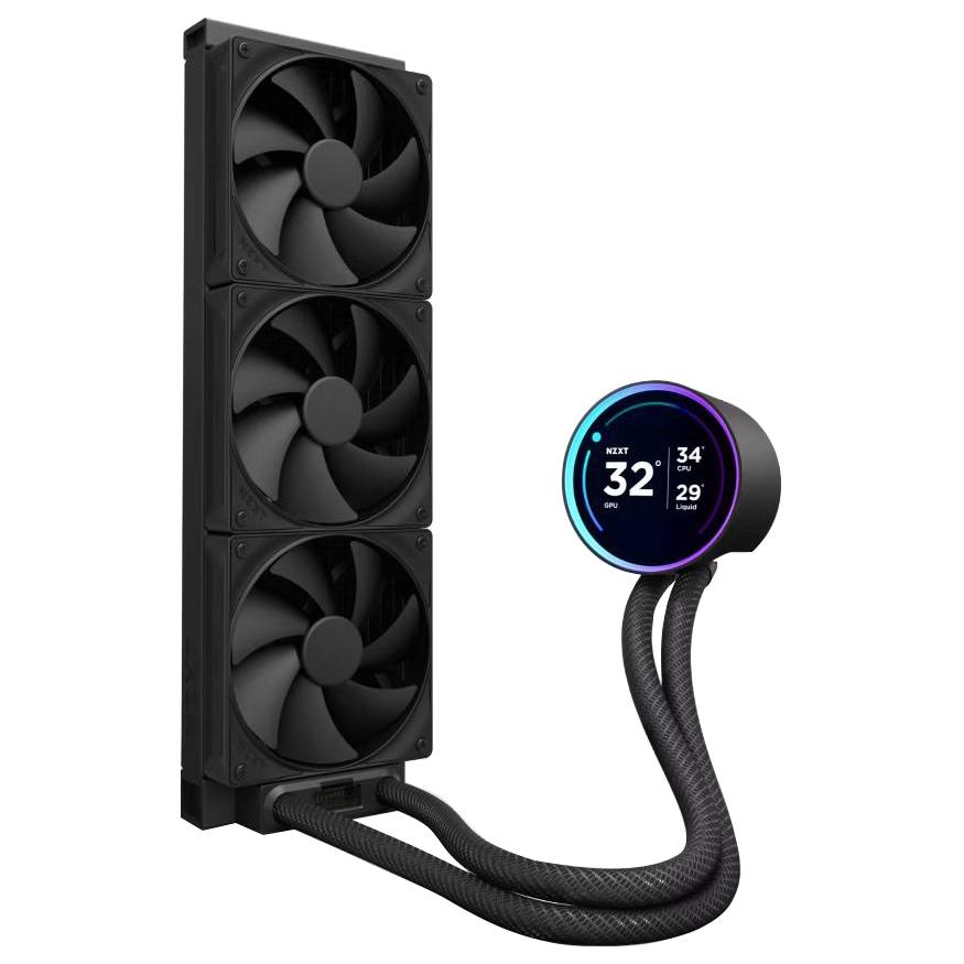 Охладител за процесор NZXT Kraken Elite 360 V2 Black LCD Display-2