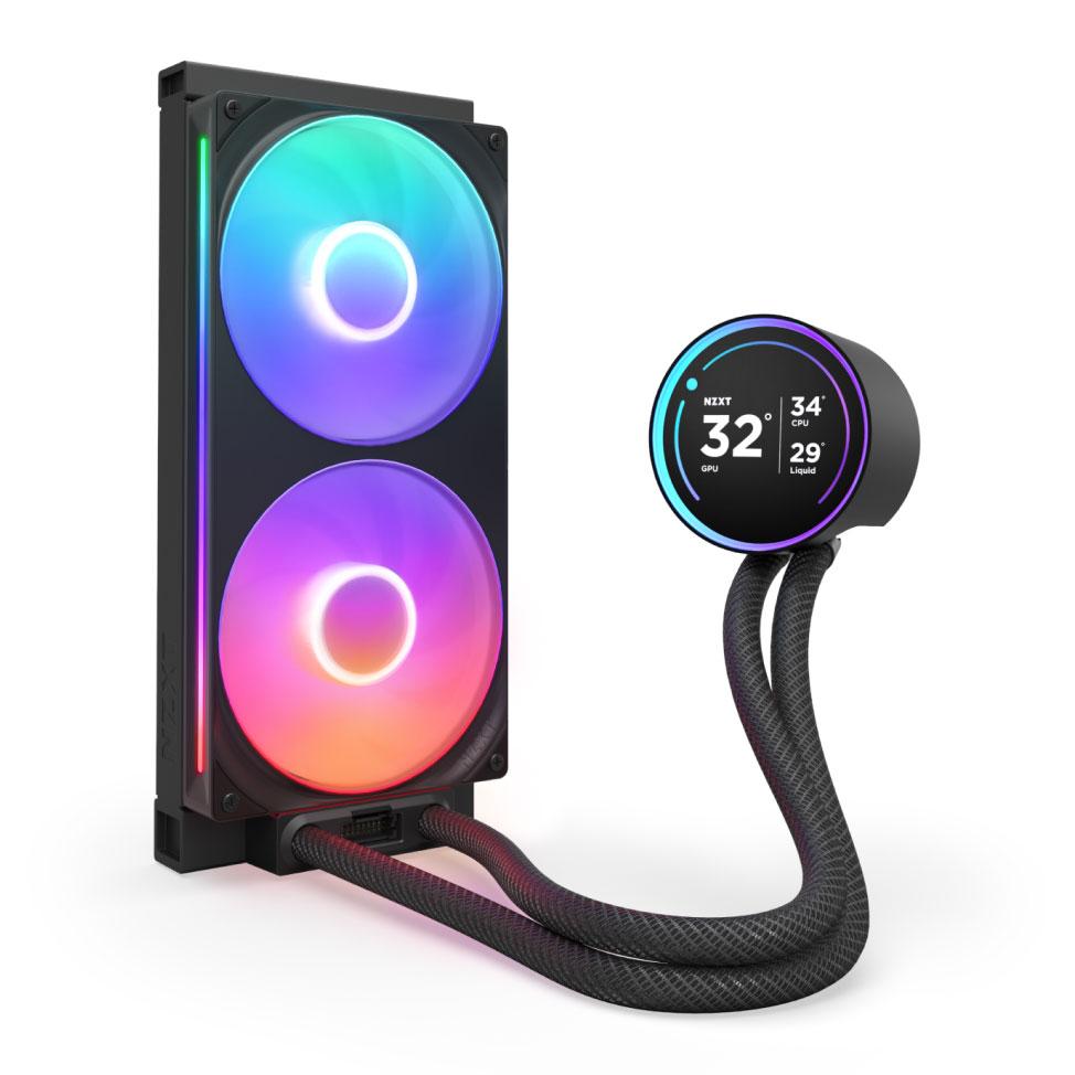 Охладител за процесор NZXT Kraken Elite 280 V2 RGB Black LCD Display-2