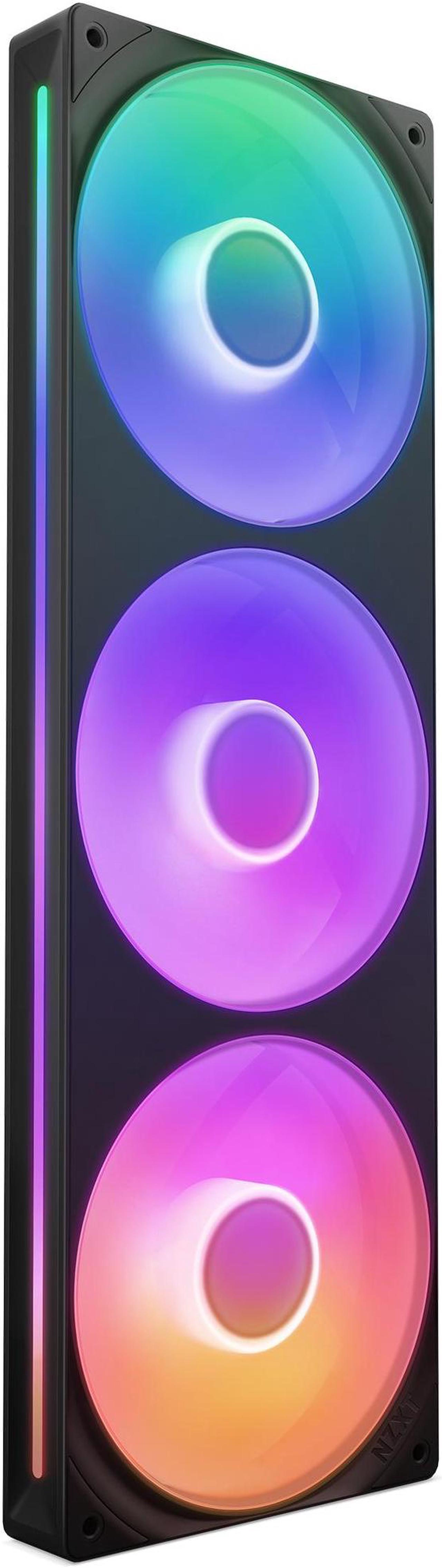 Комплект вентилатори NZXT F360 Black RGB Core