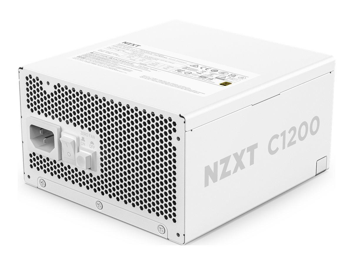 Захранващ блок NZXT C1200 White 1200W 80+ Gold ATX 3.1 - Fully Modular