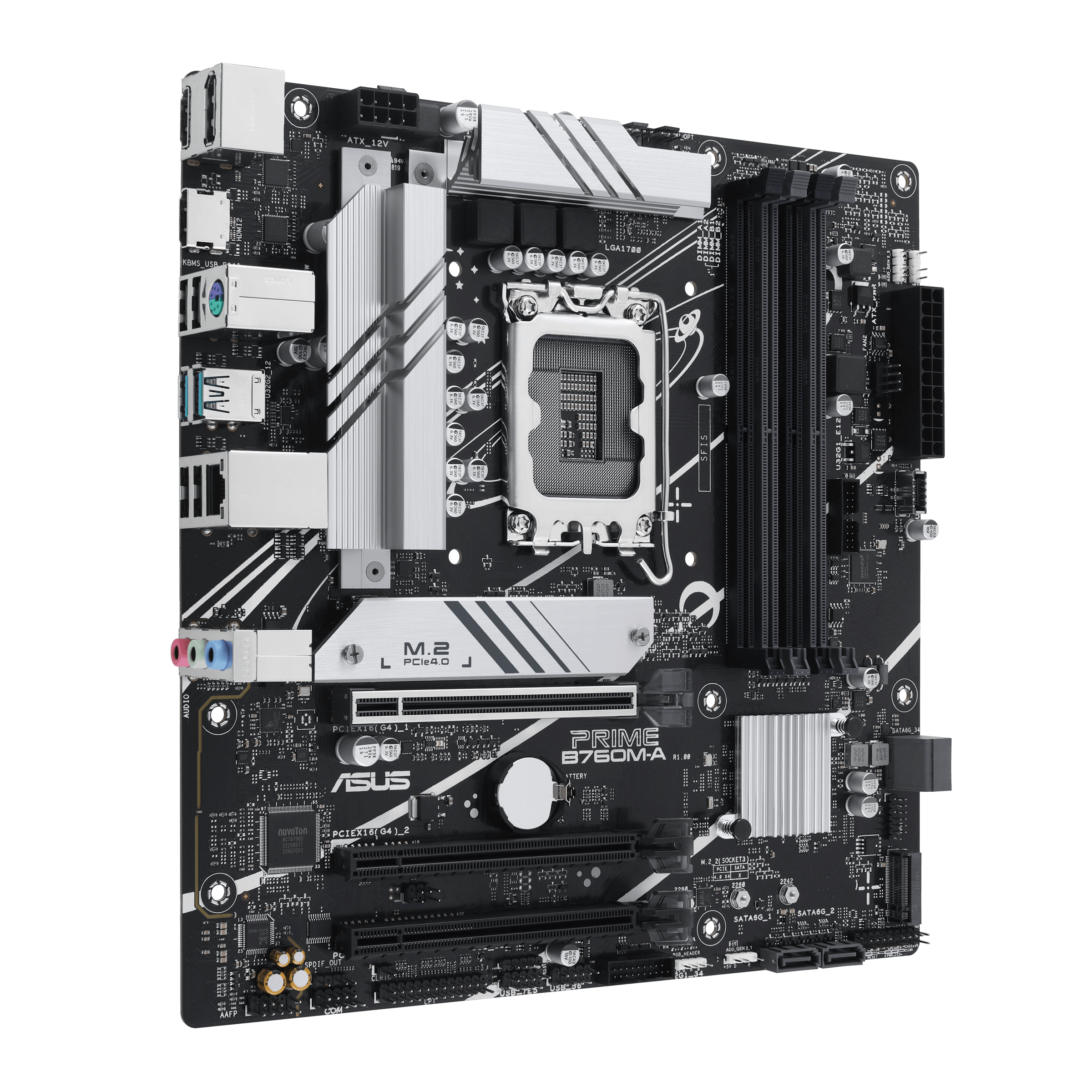 Дънна платка ASUS PRIME B760M-A-CSM DDR5, LGA 1700, mATX-2