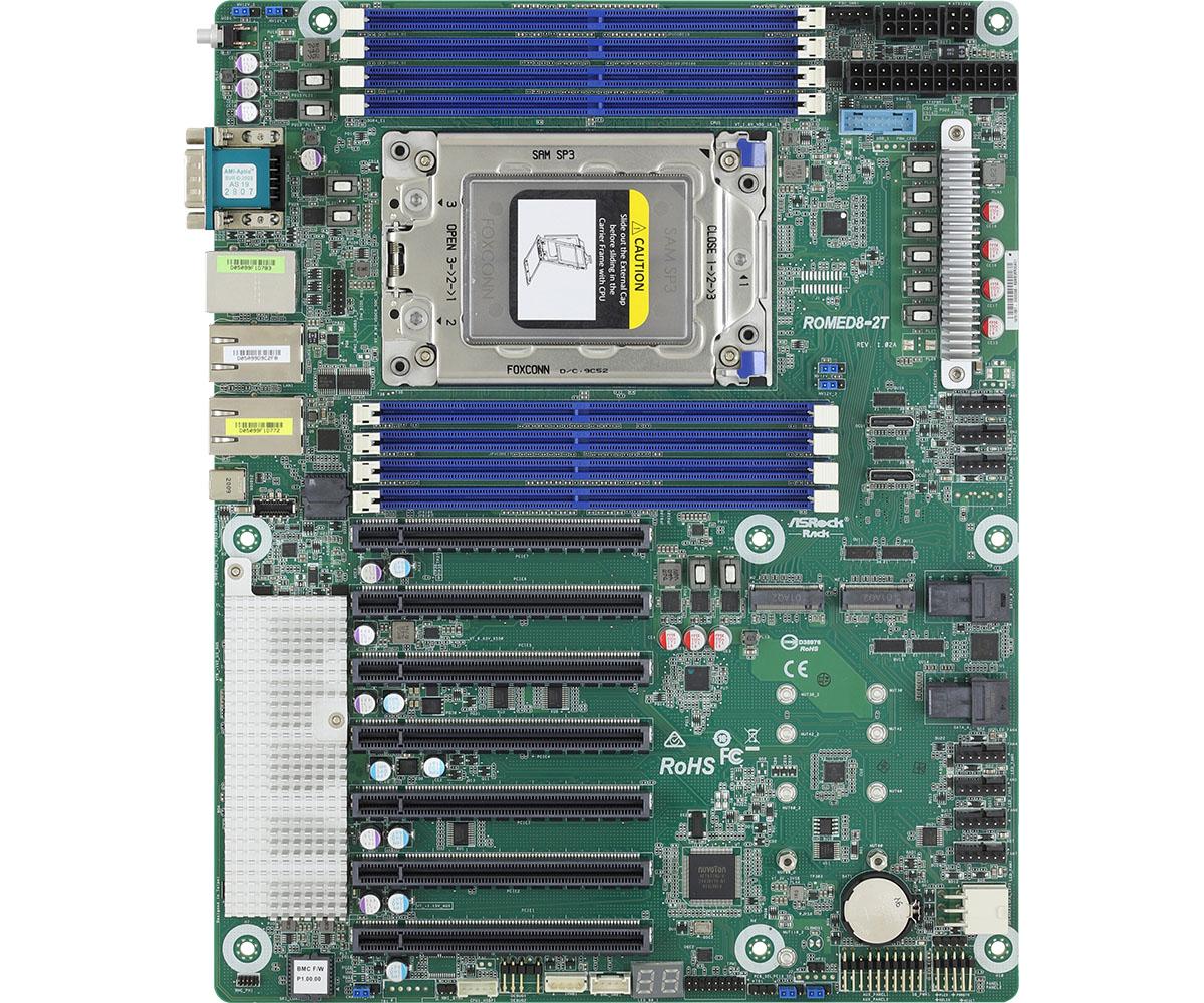 Дънна платка ASROCK ROMED8-2T Workstastion Board LGA 4094 - ATX