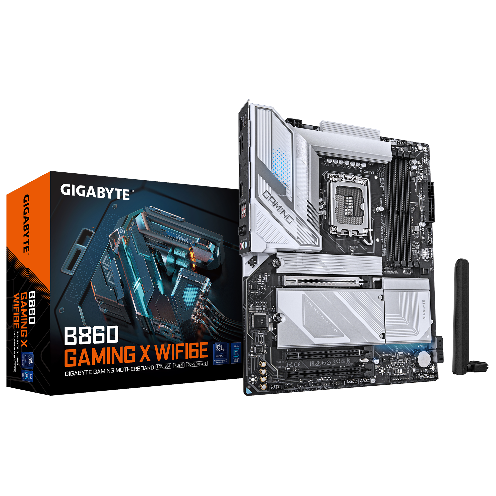 Дънна платка GIGABYTE B860 GAMING X WIFI 6E, LGA 1851-4