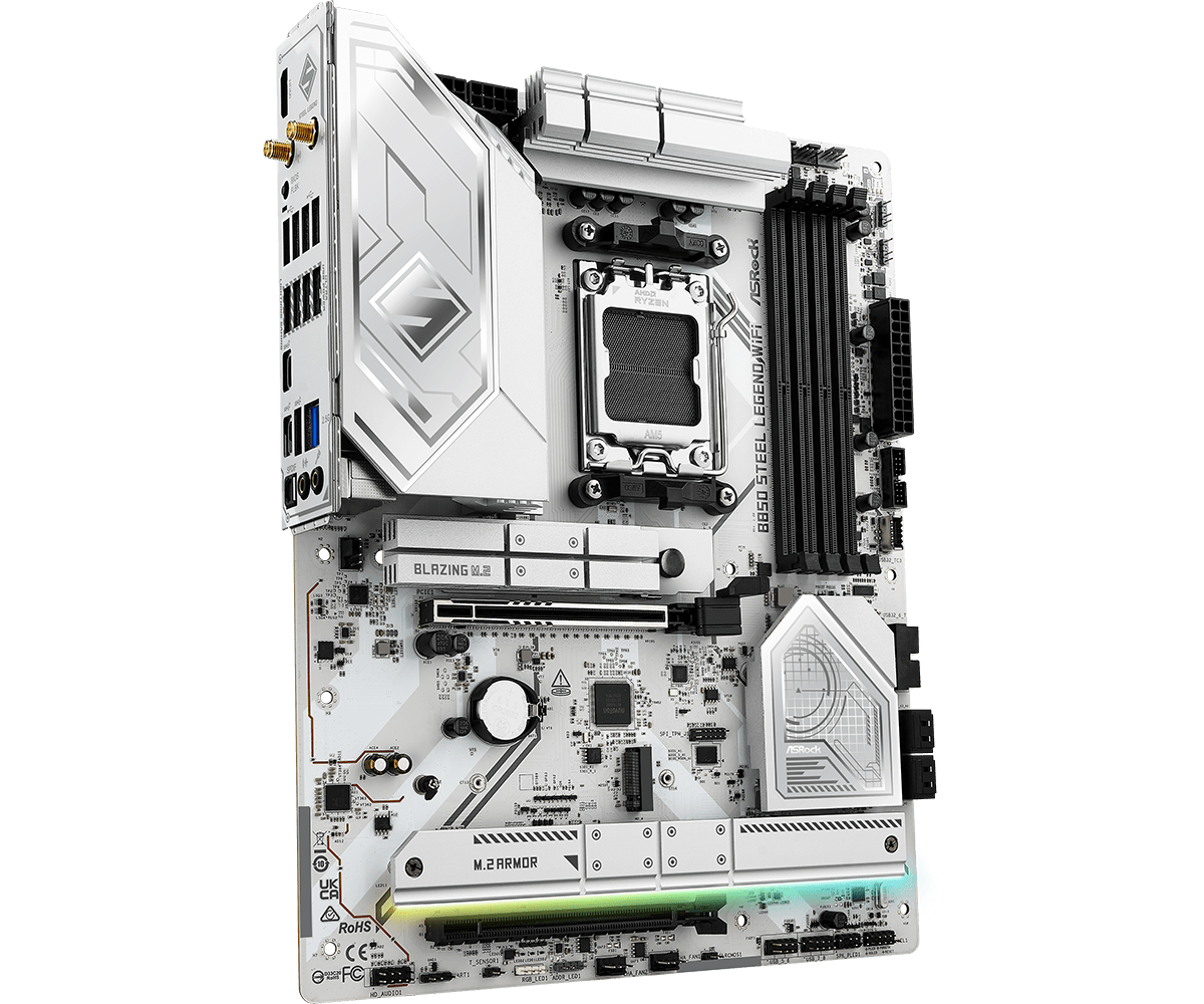 Дънна платка ASRock B850 STEEL LEGEND WIFI 7 socket AM5-2