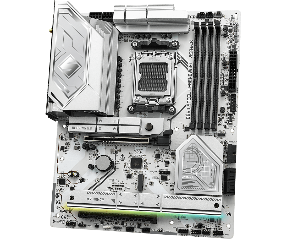 Дънна платка ASRock B850 STEEL LEGEND WIFI 7 socket AM5-3