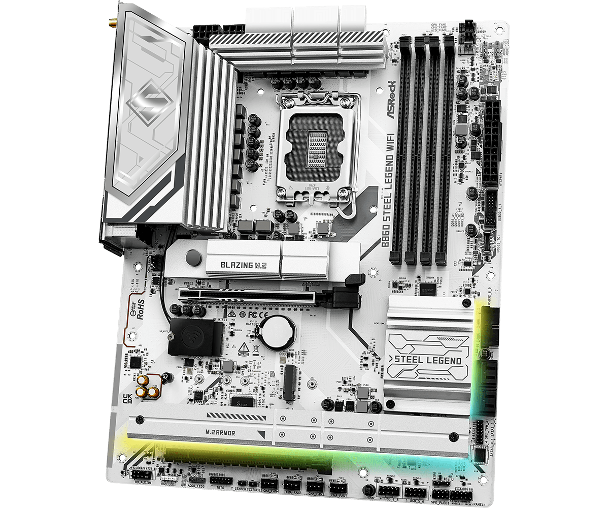 Дънна платка ASRock B860 STEEL LEGEND WIFI 6E, LGA 1851-2