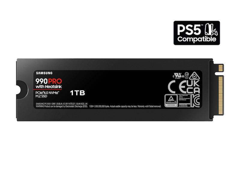 SSD SAMSUNG 990 PRO с Heatsink 1TB M.2 Type 2280, MZ-V9P1T0GW-2