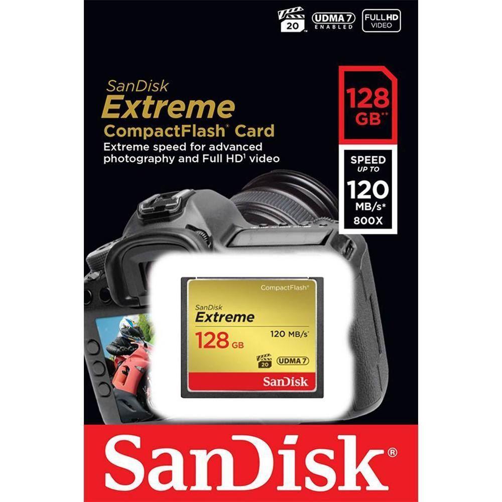 Карта памет SANDISK  Extreme&reg; CompactFlash&reg; Memory Card 128Gb-2