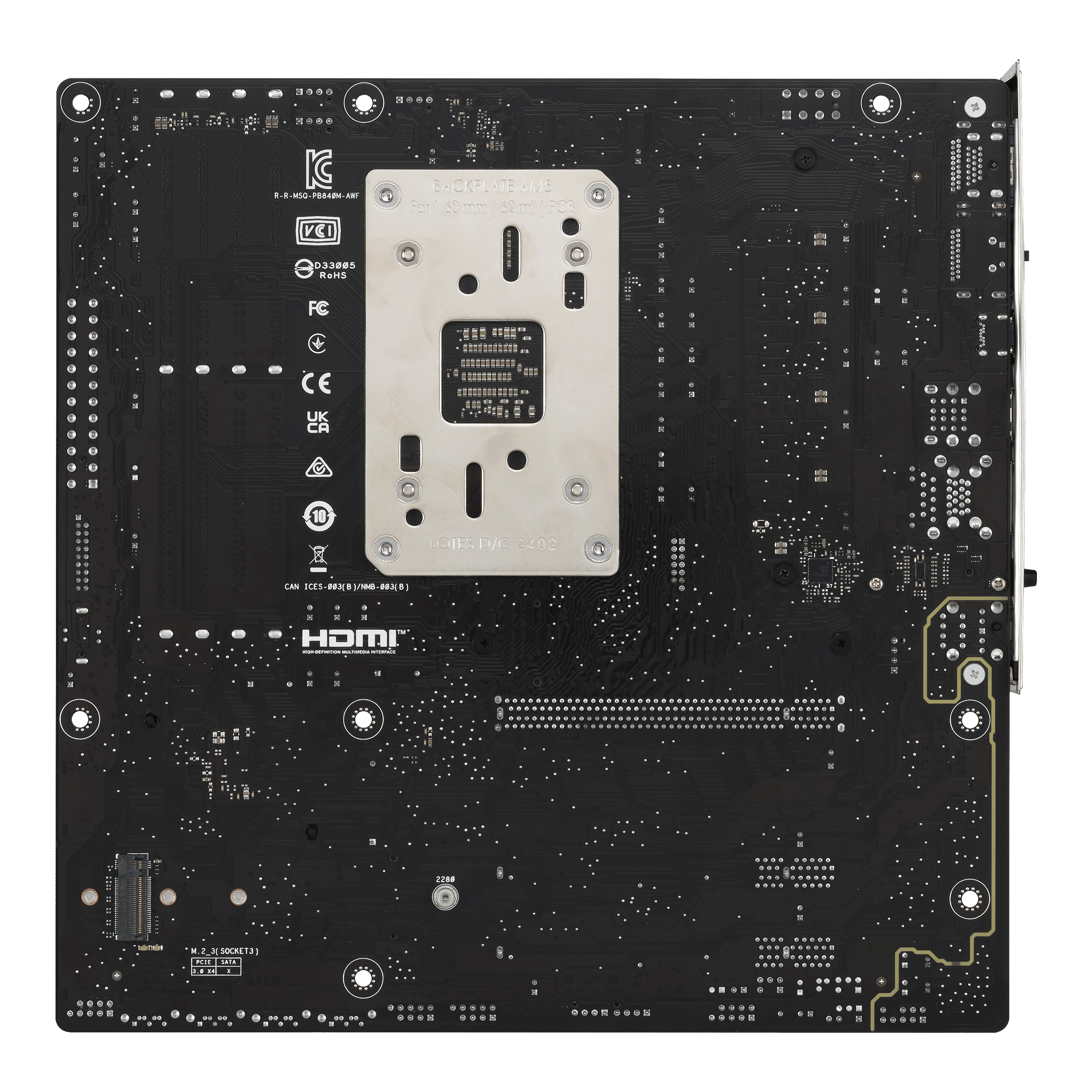 Дънна платка ASUS PRIME B840M-A WIFI 6E socket AM5-3